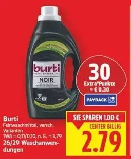 E-Center Burti Feinwaschmittel Angebot