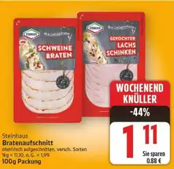 E-Center Steinhaus Bratenaufschnitt Angebot