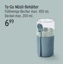 E-Center To-Go Müsli-Behälter Angebot