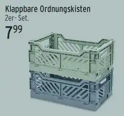 E-Center Klappbare Ordnungskisten 2er-Set. Angebot