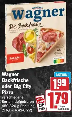 HIT Wagner Backfrische oder Big City Pizza Angebot
