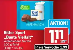 HIT Ritter Sport ,,Bunte Vielfalt" Angebot