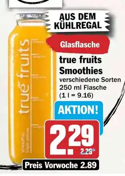 HIT true fruits Smoothies Angebot
