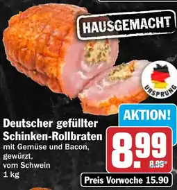 HIT Deutscher gefüllter Schinken-Rollbraten Angebot