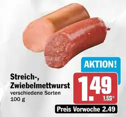 HIT Streich-, Zwiebelmettwurst Angebot