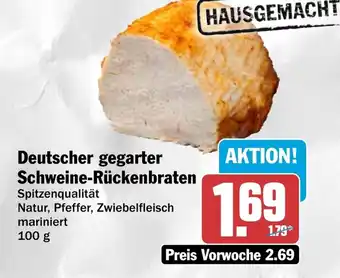 HIT Deutscher gegarter Schweine-Rückenbraten Angebot