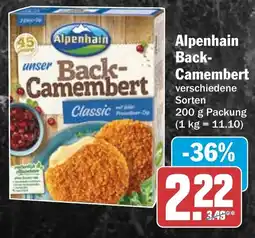 HIT Alpenhain Back- Camembert Angebot