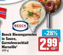 HIT Beeck Riesengarnelen in Sauce, Garnelencocktail Marseille Angebot