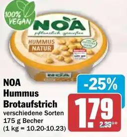 HIT NOA Hummus Brotaufstrich Angebot