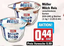 HIT Müller Milch Reis Angebot