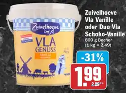 HIT Zuivelhoeve Vla Vanille oder Duo Vla Schoko-Vanille Angebot