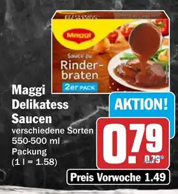 HIT Maggi Delikatess Saucen Angebot