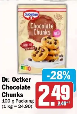 HIT Dr. Oetker Chocolate Chunks Angebot
