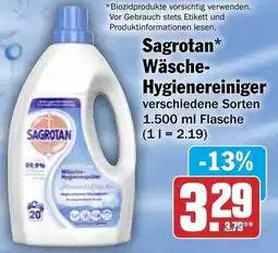 HIT Sagrotan Wäsche- Hygienereiniger Angebot