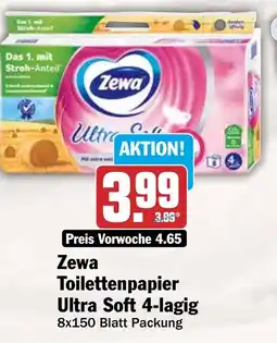 HIT Zewa Toilettenpapier Ultra Soft 4-lagig Angebot