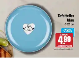 HIT Tafelteller blau Ø 26 cm Angebot