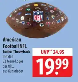 Famila Nord Ost American Football NFL Junior Throwback Angebot