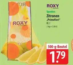Famila Nord Ost ROXY Spanien Zitronen „Primofiori" Angebot