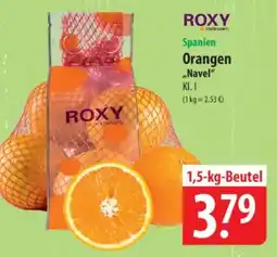 Famila Nord Ost ROXY Spanien Orangen „Navel" Angebot