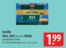 Famila Nord Ost Jacobs 2in1, 3in1 10er oder Sticks Angebot