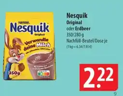 Famila Nord Ost Nesquik Original oder Erdbeer Angebot
