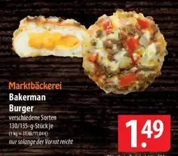 Famila Nord Ost Marktbäckerei Bakerman Burger Angebot