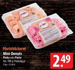Famila Nord Ost Marktbäckerei Mini-Donuts Pinky oder Party Angebot