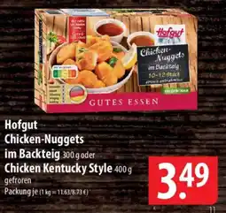 Famila Nord Ost Hofgut Chichen- Nuggets im Backteig oder Chicken Kentucky Style Angebot
