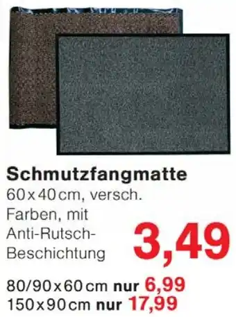 Wiglo Wunderland Schmutzfangmatte Angebot