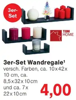 Wiglo Wunderland TIM HOME 3er-Set Wandregale Angebot