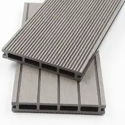 Netto Marken-Discount Home Deluxe WPC Samana Terrassendielen, Hellgrau, 20 m² (2,20 m) Angebot