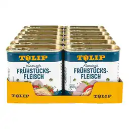 Netto Marken-Discount Tulip Frühstücksfleisch 340 g, 12er Pack Angebot