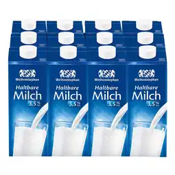 Netto Marken-Discount Weihenstephan H-Milch 3,5% 1 Liter, 12er Pack Angebot