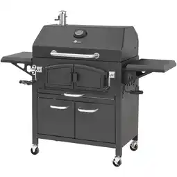 Netto Marken-Discount El Fuego Holzkohlegrill-Smoker Grand Ontario Angebot