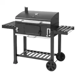 Netto Marken-Discount El Fuego Holzkohlegrill-Smoker Ontario XXL Angebot