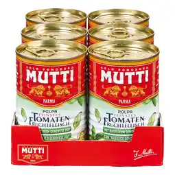 Netto Marken-Discount Mutti Polpa Feinstes Tomaten-Fruchtfleisch gehackt mit Basilikum 400 g, 6er Pack Angebot