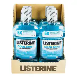 Netto Marken-Discount Listerine Mundspülung Cool Mint 500 ml, 6er Pack Angebot