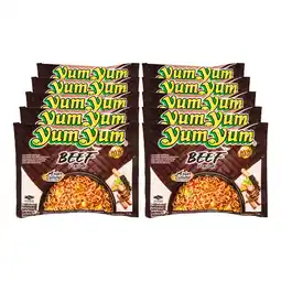 Netto Marken-Discount Yum Yum Instantnudeln Beef 60g, 10er Pack - Inhalt: 2 Flaschen Angebot