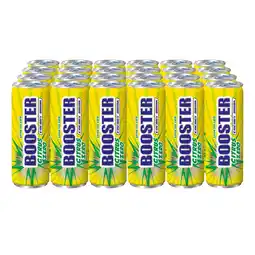 Netto Marken-Discount Booster Energy Drink Citrus Zero 0,33 Liter Dose, 24er Pack Angebot