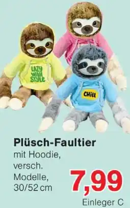 Wiglo Wunderland Plüsch-Faultier Angebot