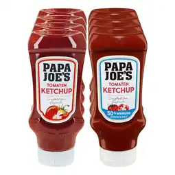 Netto Marken-Discount Papa Joes Tomaten Ketchup versch. Sorten 500 ml, 8er Pack Angebot