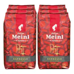 Netto Marken-Discount Julius Meinl Vienna Coffee House Culture Espresso ganze Bohne 1 kg, 6er Pack Angebot