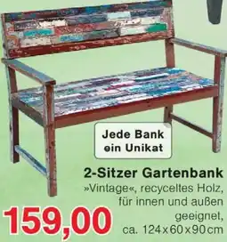 Wiglo Wunderland 2-Sitzer Gartenbank Angebot