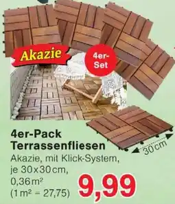 Wiglo Wunderland 4er-Pack Terrassenfliesen Angebot