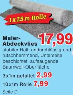 Wiglo Wunderland Maler Abdeckvlies Angebot