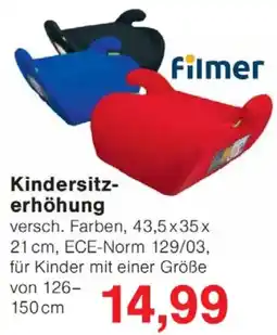Wiglo Wunderland Filmer Kindersitzerhöhung Angebot