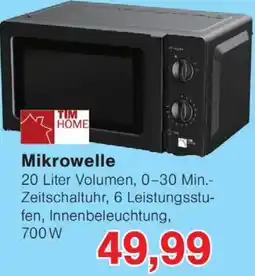 Wiglo Wunderland TIM HOME Mikrowelle Angebot
