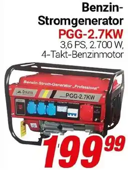 CENTERSHOP Benzin Stromgenerator PGG-2.7KW Angebot