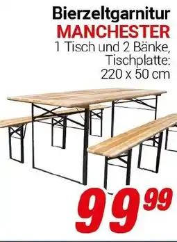 CENTERSHOP Bierzeltgarnitur MANCHESTER Angebot