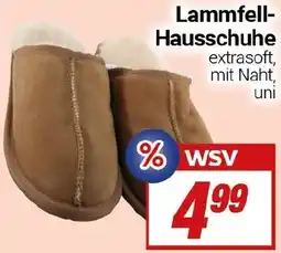 CENTERSHOP Lammfell Hausschuhe Angebot